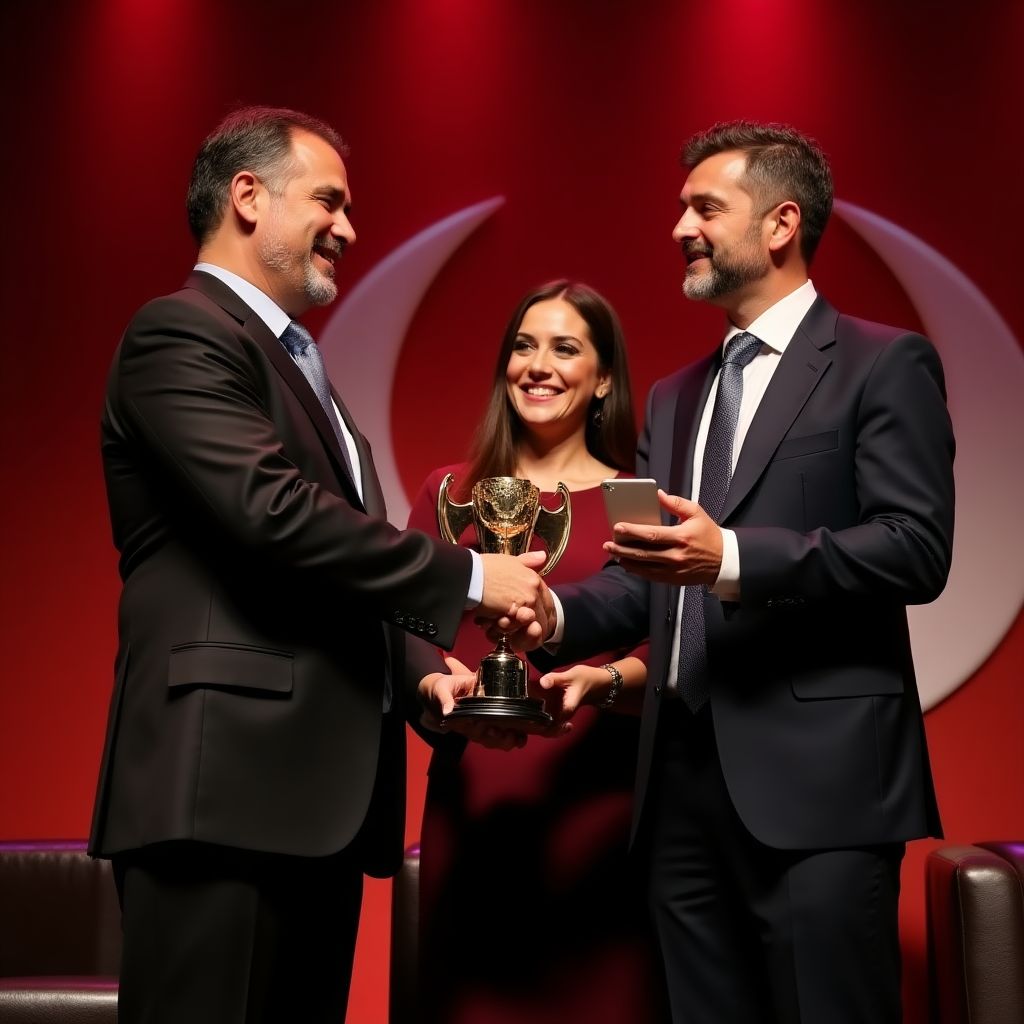 Elite Business Coaching team receiving award