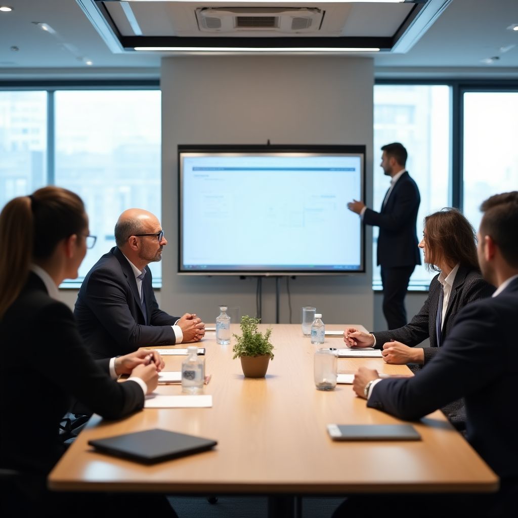 Workshop session with Turkish executives