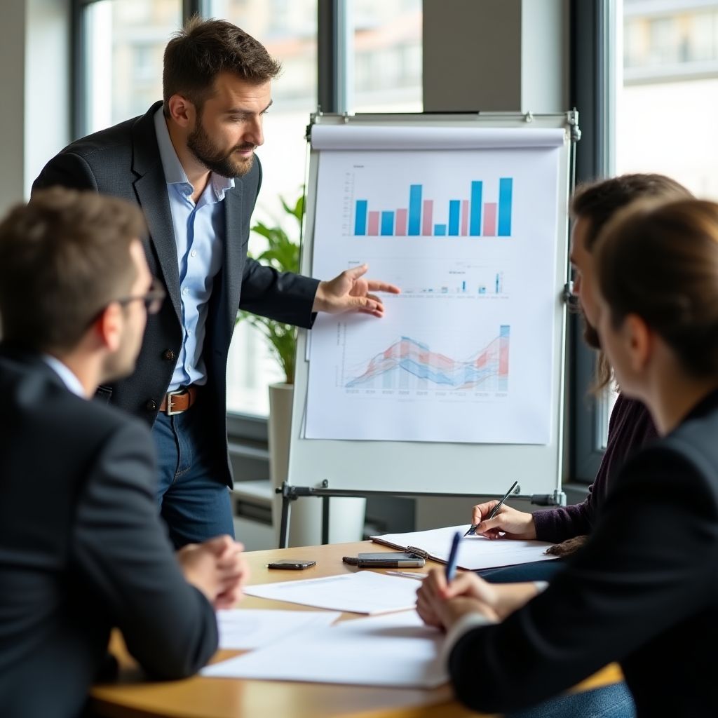 Business growth strategy planning session