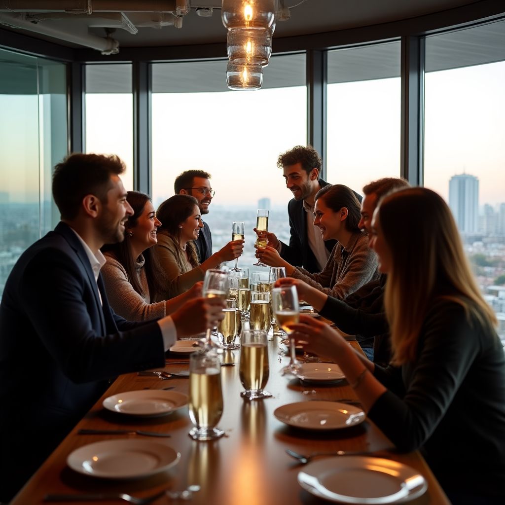 Turkish tech startup team celebrating success